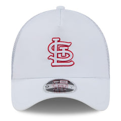 St. Louis Cardinals New Era 2026 Batting Practice Apex 9FORTY Adjustable Trucker Hat - White Hats