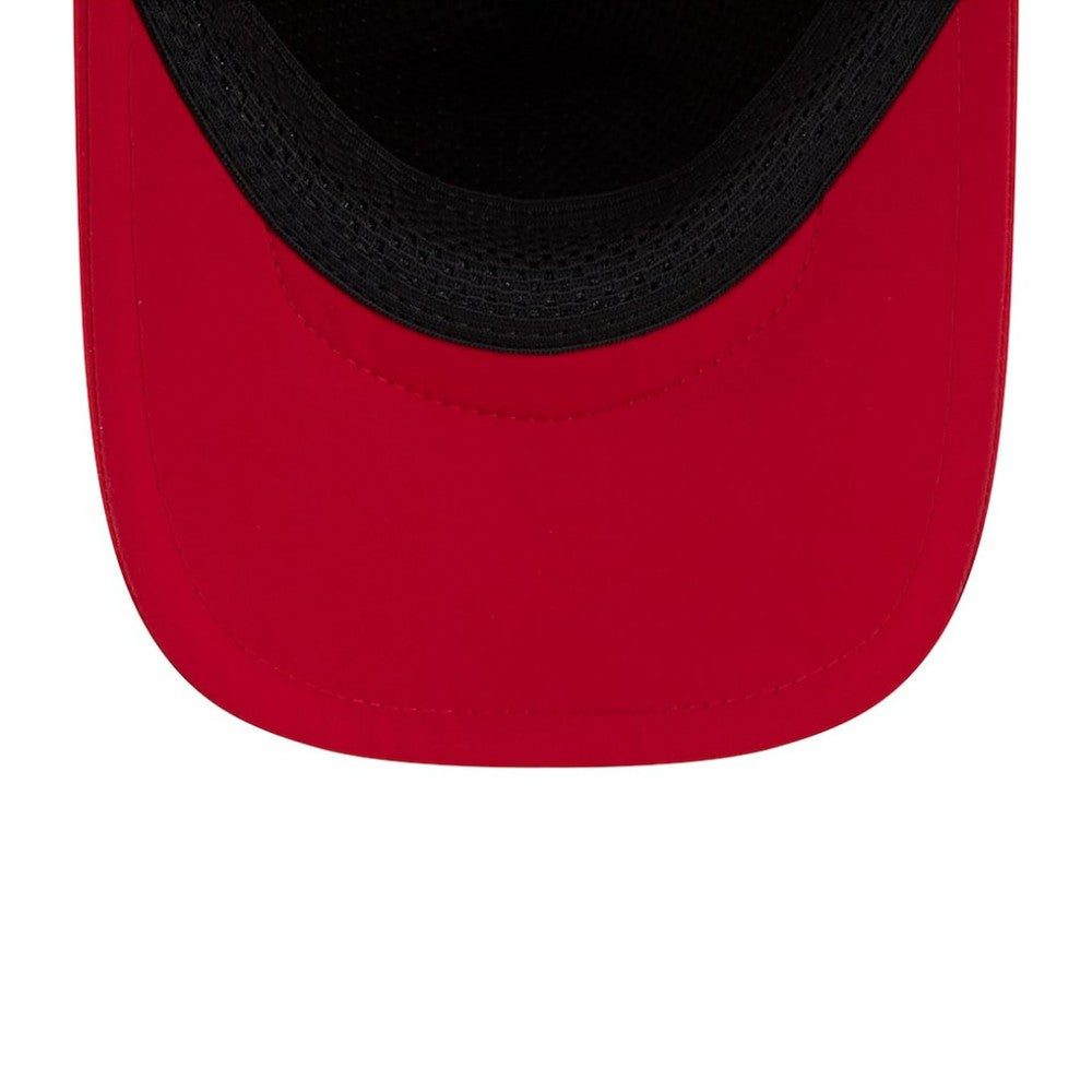 Texas Rangers New Era 2026 Batting Practice Apex 9FORTY Adjustable Trucker Hat - Red Hats