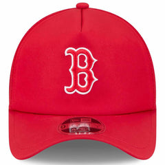 Boston Red Sox New Era 2026 Batting Practice Apex 9FORTY Adjustable Trucker Hat - Red Hats