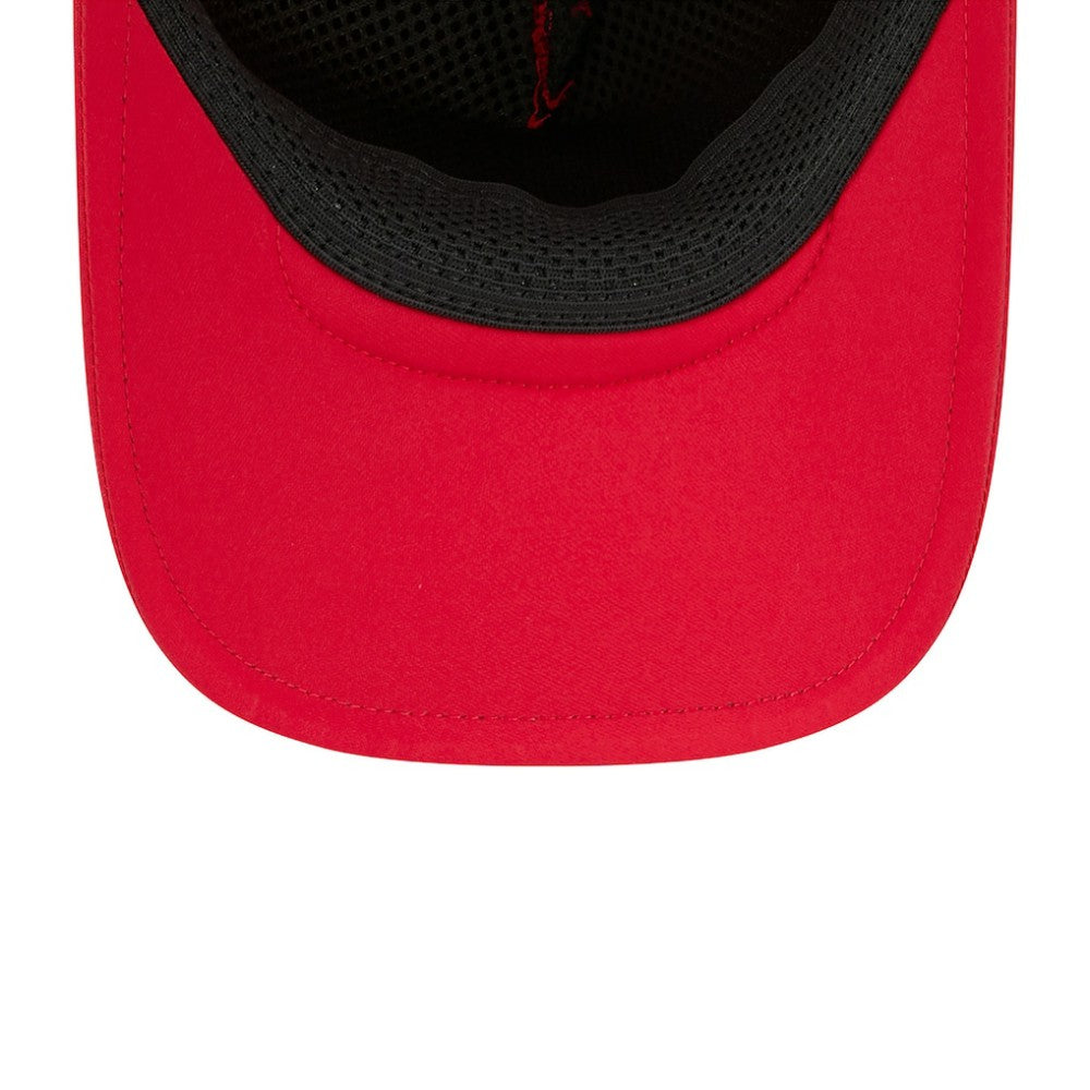 Chicago Cubs New Era 2026 Batting Practice Apex 9FORTY Adjustable Trucker Hat - Red Hats