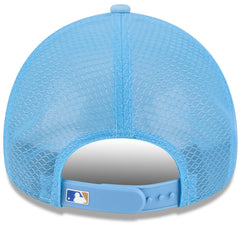 Kansas City Royals New Era 2026 Batting Practice Apex 9FORTY Adjustable Trucker Hat - Light Blue Hats