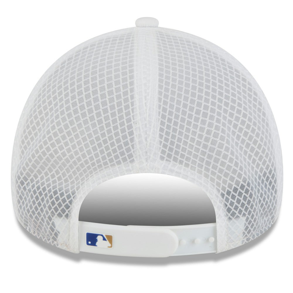 Kansas City Royals New Era 2026 Batting Practice Apex 9FORTY Adjustable Trucker Hat - White Hats