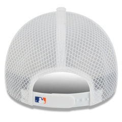 New York Mets New Era 2026 Batting Practice Apex 9FORTY Adjustable Trucker Hat - White Hats