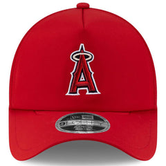 Los Angeles Angels New Era 2026 Batting Practice Apex 9FORTY Adjustable Trucker Hat - Red Hats