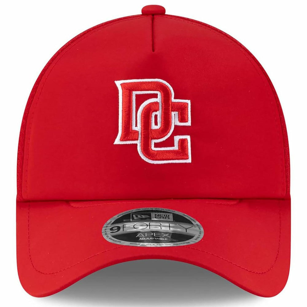Washington Nationals New Era 2026 Batting Practice Apex 9FORTY Adjustable Trucker Hat - Red Hats