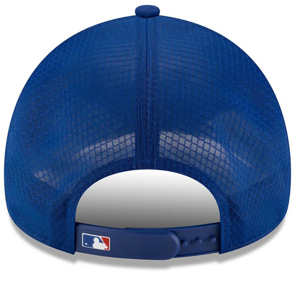 Chicago Cubs New Era 2026 Batting Practice Apex 9FORTY Adjustable Trucker Hat - Royal Hats