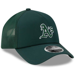 Athletics New Era 2026 Batting Practice Apex 9FORTY Adjustable Trucker Hat - Green Hats