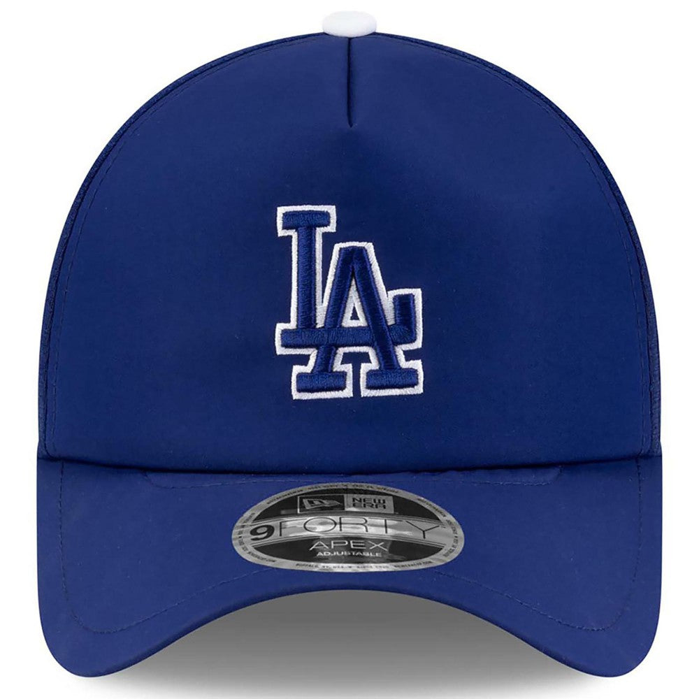 Los Angeles Dodgers New Era 2026 Batting Practice Apex 9FORTY Adjustable Trucker Hat - Royal Hats