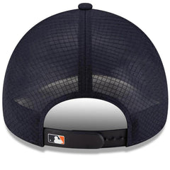 Houston Astros New Era 2026 Batting Practice Apex 9FORTY Adjustable Trucker Hat - Navy Hats