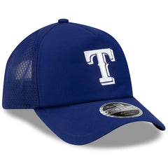 Texas Rangers New Era 2026 Batting Practice Apex 9FORTY Adjustable Trucker Hat - Royal Hats