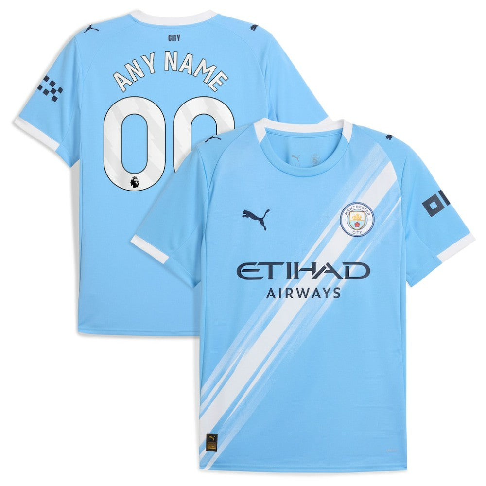 Manchester City 2025/26 Home Replica Custom Jersey Sky Blue - Puma discount