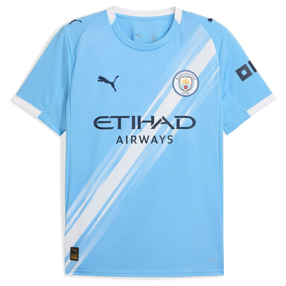 Manchester City 2025/26 Home Replica Custom Jersey Sky Blue - Puma discount