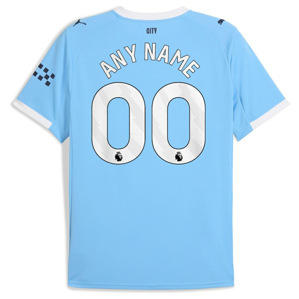 Manchester City 2025/26 Home Replica Custom Jersey Sky Blue - Puma discount