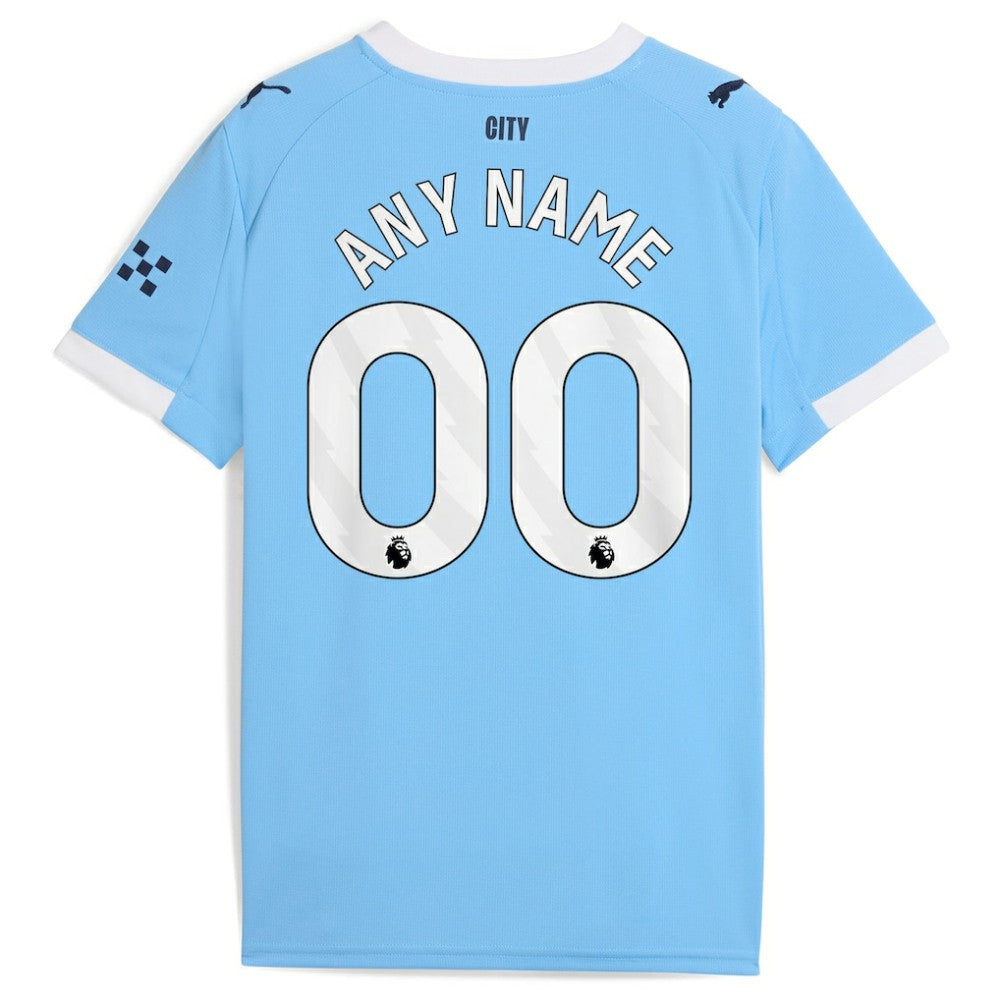 Manchester City Youth 2025/26 Home Replica Custom Jersey Sky Blue - Puma on sale