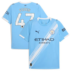 Phil Foden Manchester City 2025/26 Home Replica Player Jersey Sky Blue - Puma outlet