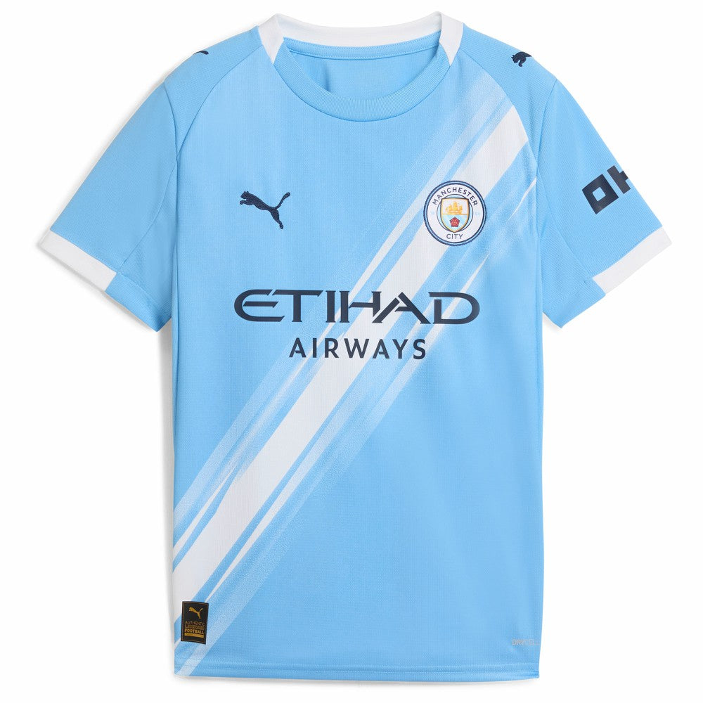 Erling Haaland Manchester City Youth 2025/26 Home Replica Player Jersey Sky Blue - Puma discount