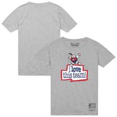 Denver Nuggets I Love This Team T-Shirt Heather Gray - Mitchell & Ness