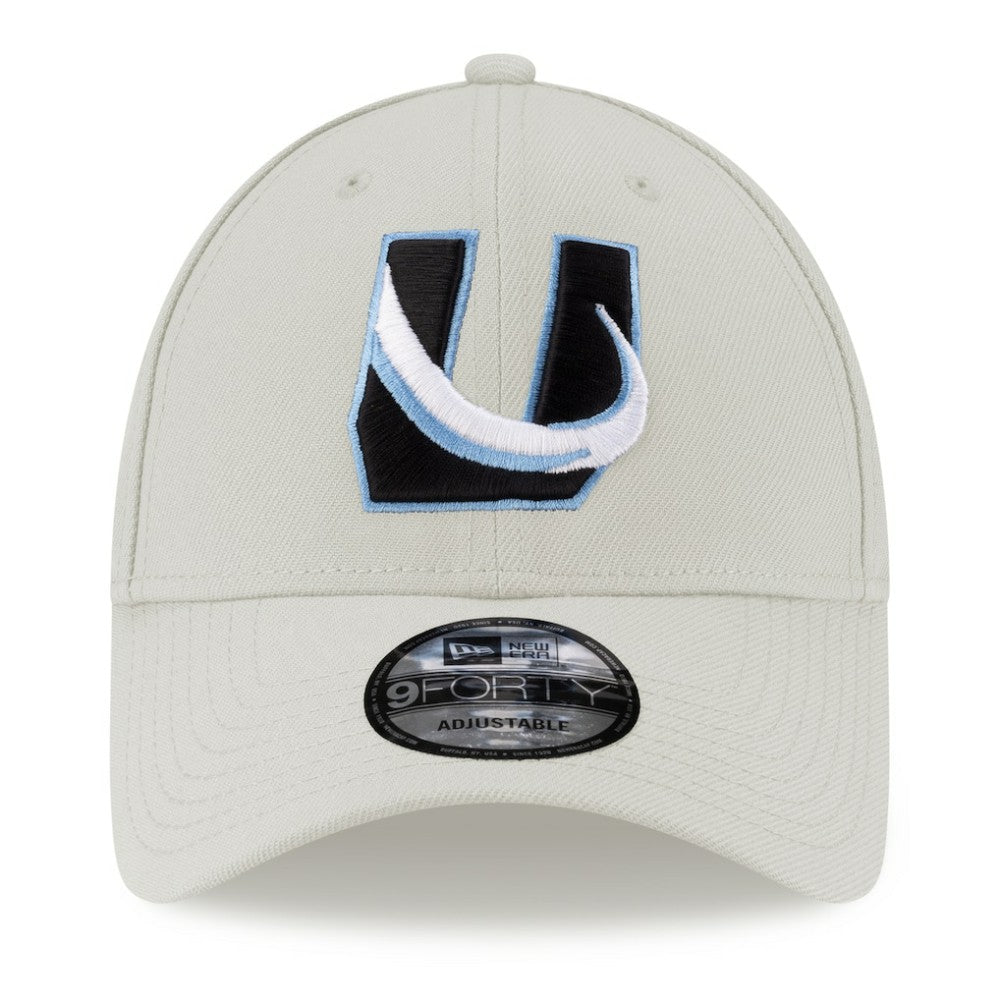 Utah Mammoth New Era 9FORTY Adjustable Hat - Cream | US 203149320