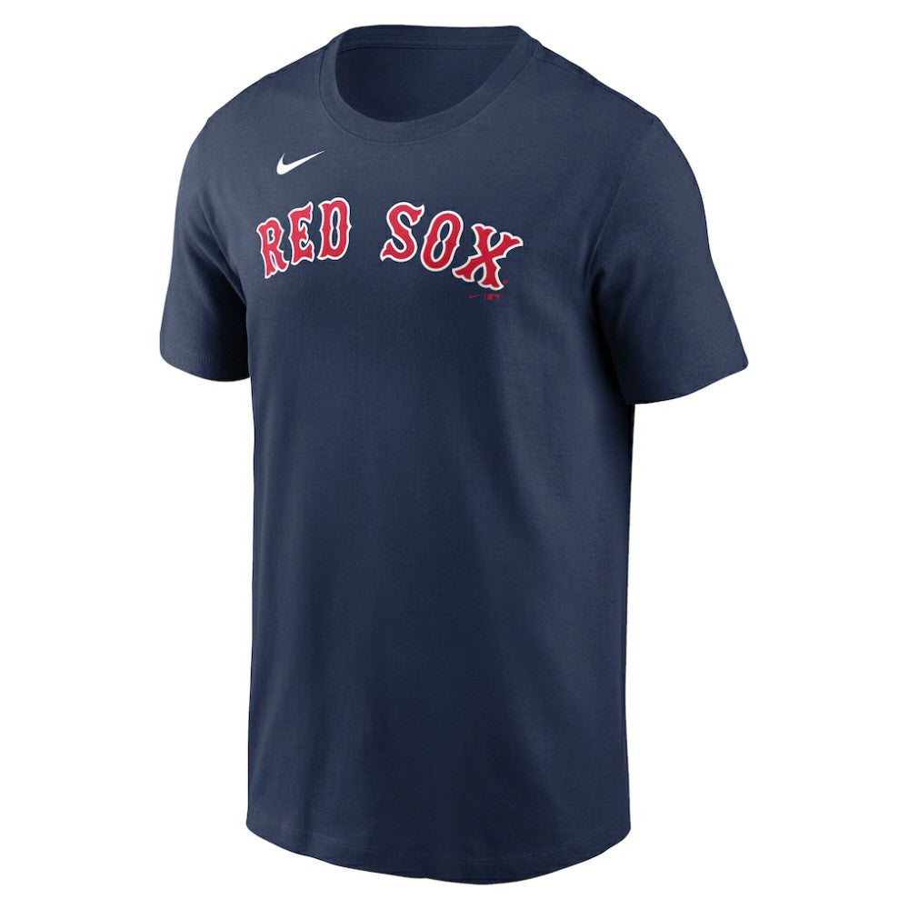 Jarren Duran Boston Red Sox Nike Fuse Name & Number T-Shirt - Navy T-shirts