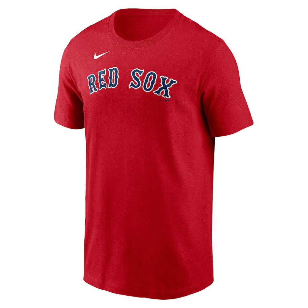 Jarren Duran Boston Red Sox Nike Fuse Name & Number T-Shirt - Red T-shirts