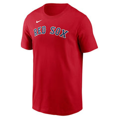 Jarren Duran Boston Red Sox Nike Fuse Name & Number T-Shirt - Red T-shirts