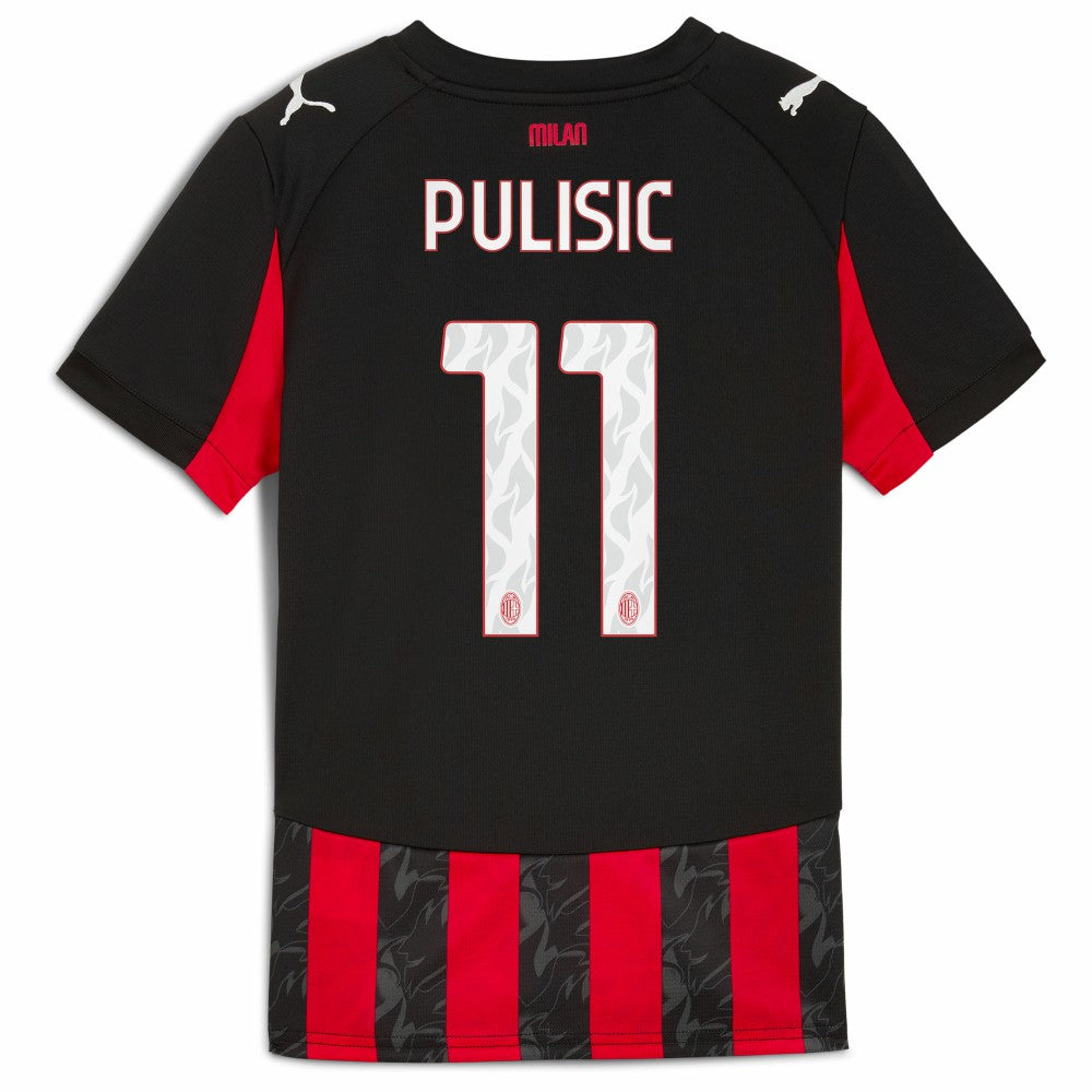 Christian Pulisic AC Milan Youth 2025/26 Home Replica Player Jersey Red - Puma for sale