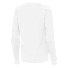 Chicago Cubs Antigua Women's Varsity Tri-Blend V-Neck Long Sleeve T-Shirt - White T-shirts