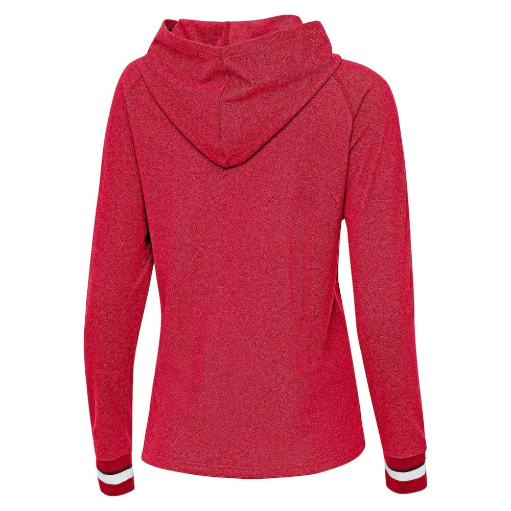 Boston Red Sox Antigua Women's Trek Pullover Hoodie - Red Hoodies