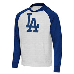 Los Angeles Dodgers Antigua Urgent Pullover Hoodie - Royal/Gray Hoodies