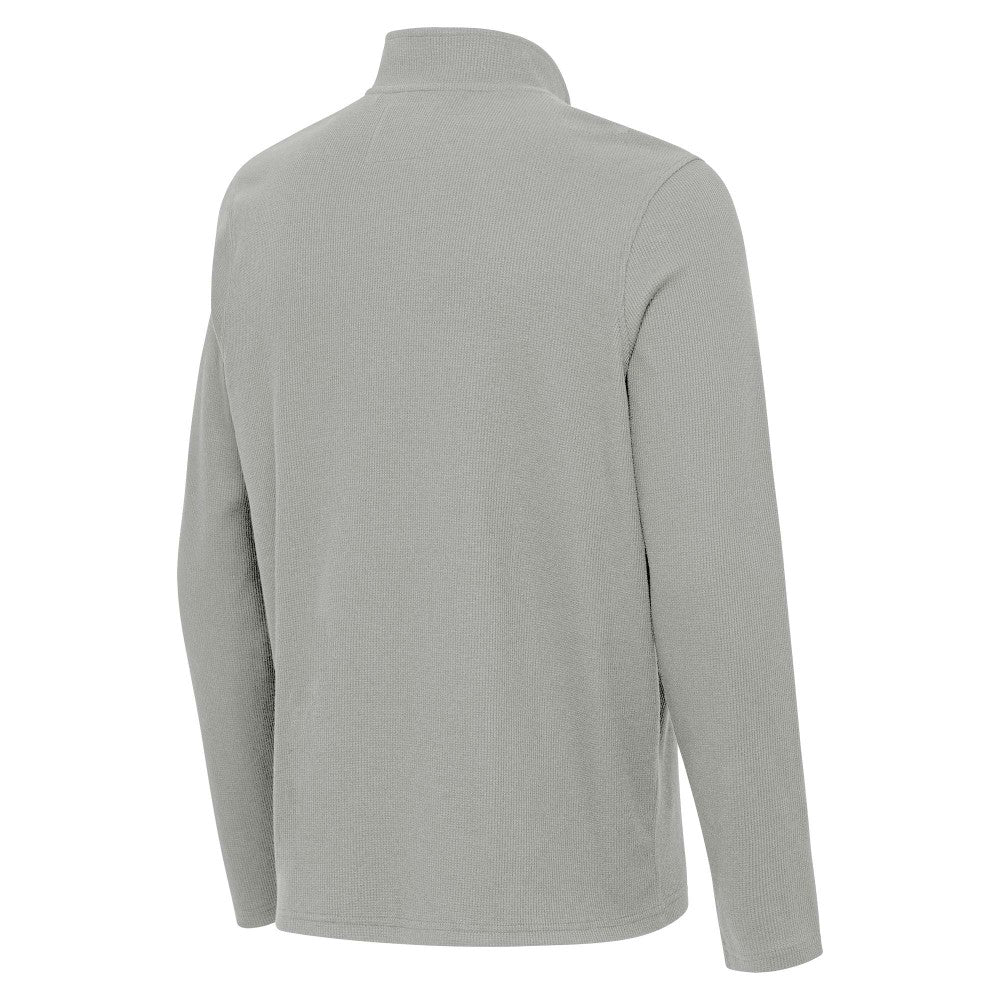 Los Angeles Dodgers Antigua Sync Tri-Blend Quarter-Zip Pullover - Heather Gray Pullover