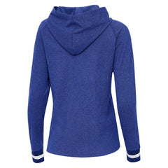 Toronto Blue Jays Antigua Women's Trek Pullover Hoodie - Heather Royal Hoodies