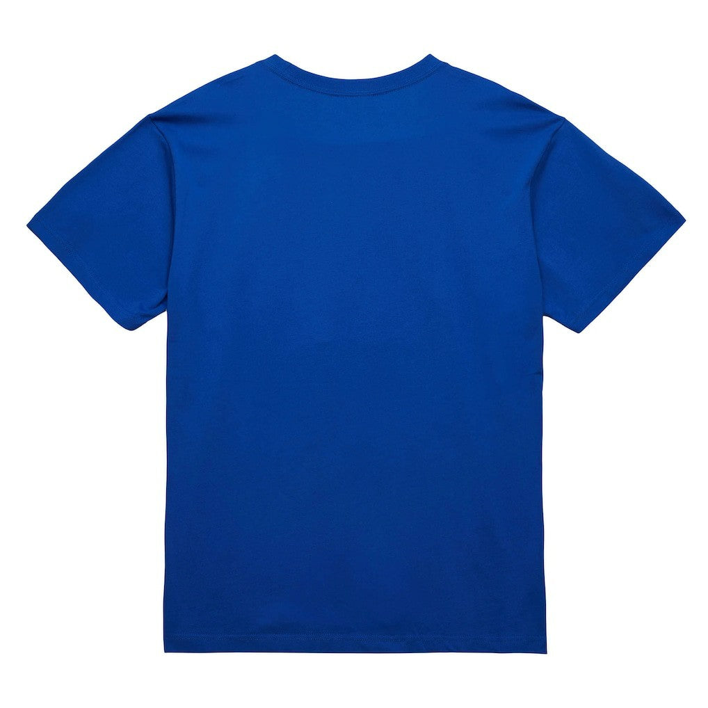 New York Knicks Hardwood Classics Vintage Logo T-Shirt Blue - Mitchell & Ness