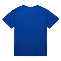 New York Knicks Hardwood Classics Vintage Logo T-Shirt Blue - Mitchell & Ness