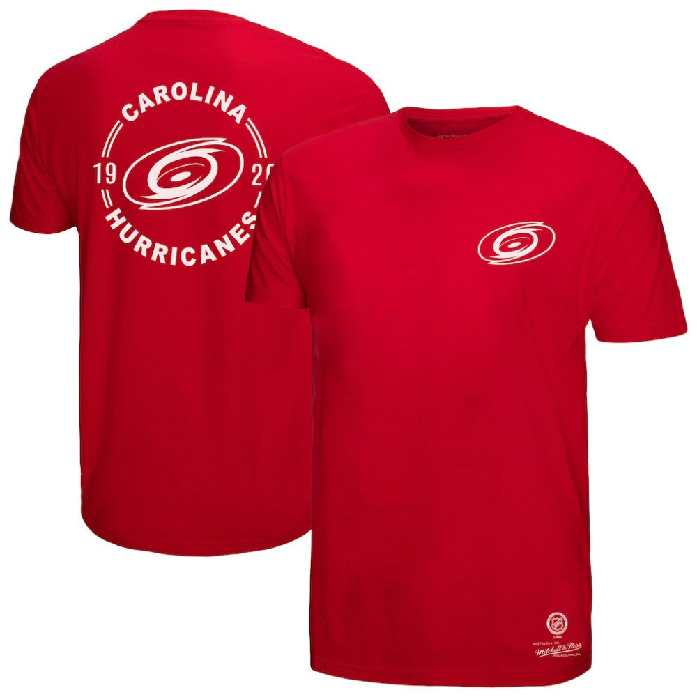 Carolina Hurricanes Mitchell & Ness Core Penalty Box 3.0 T-Shirt - Red | US 203151843