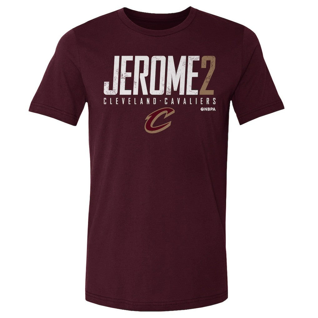 Ty Jerome Cleveland Cavaliers 500 Level Elite Player T-Shirt Wine