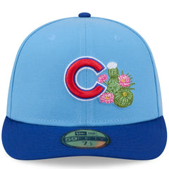 Chicago Cubs New Era 2026 Spring Training 59FIFTY Fitted Hat - Light Blue/Royal Hats