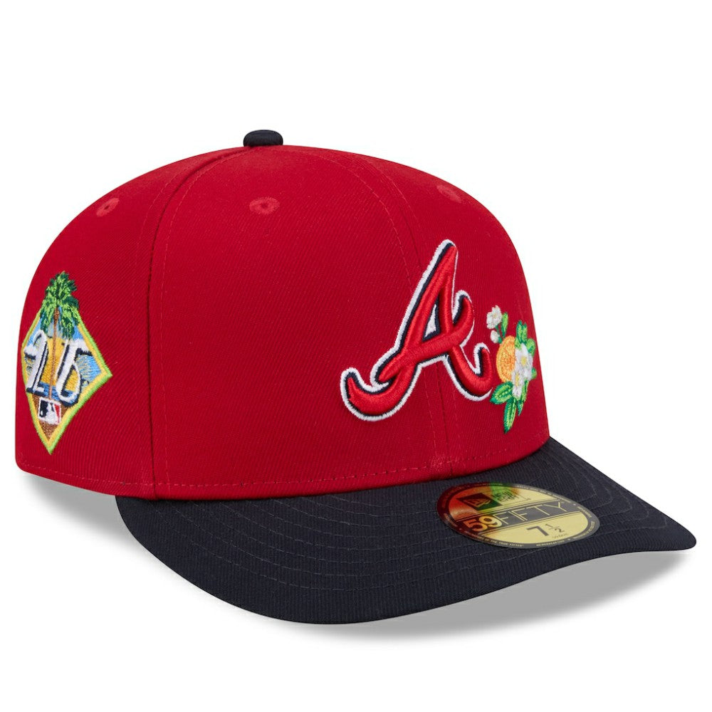 Atlanta Braves New Era 2026 Spring Training 59FIFTY Fitted Hat - Red/Navy Hats