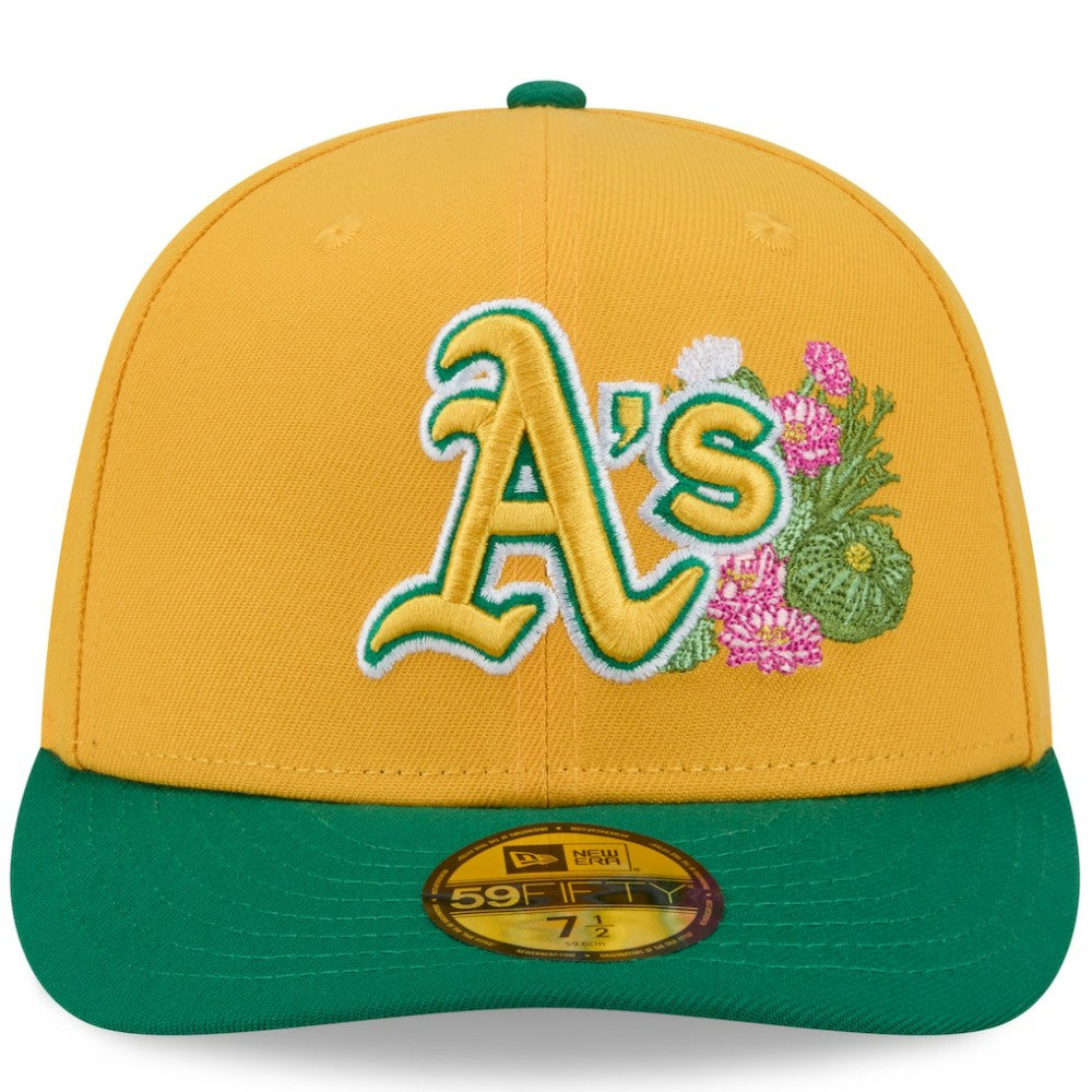 Athletics New Era 2026 Spring Training 59FIFTY Fitted Hat - Gold/Green Hats