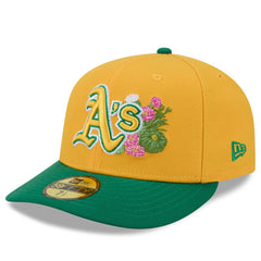 Athletics New Era 2026 Spring Training 59FIFTY Fitted Hat - Gold/Green Hats