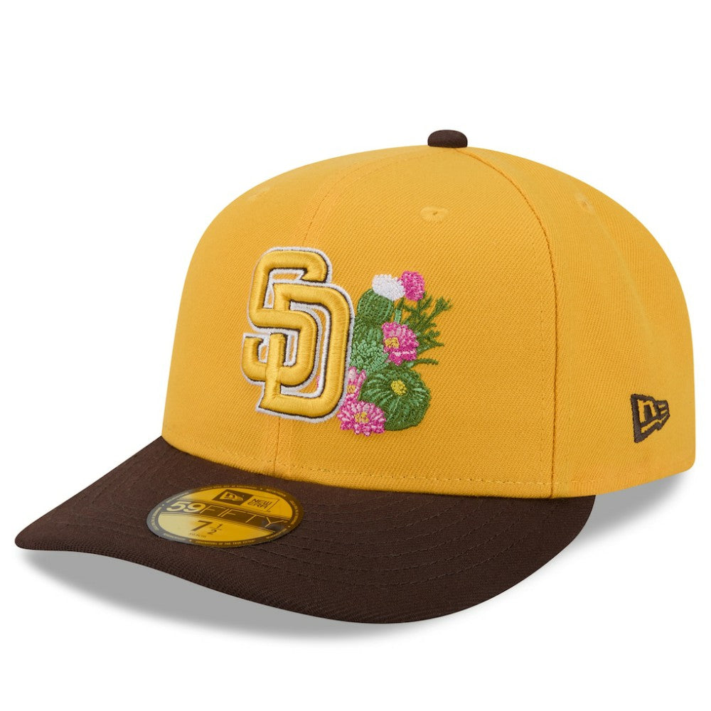 San Diego Padres New Era 2026 Spring Training 59FIFTY Fitted Hat - Gold/Brown Hats