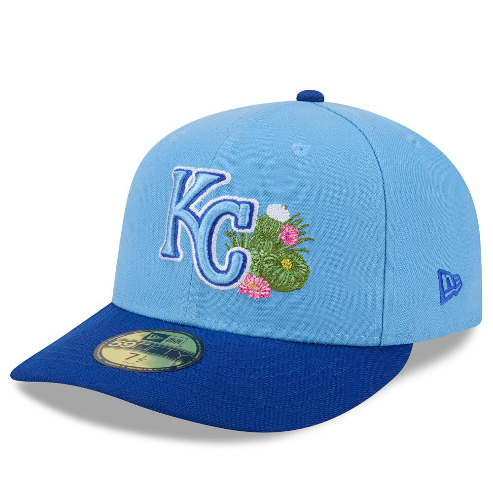 Kansas City Royals New Era 2026 Spring Training 59FIFTY Fitted Hat - Light Blue/Royal Hats