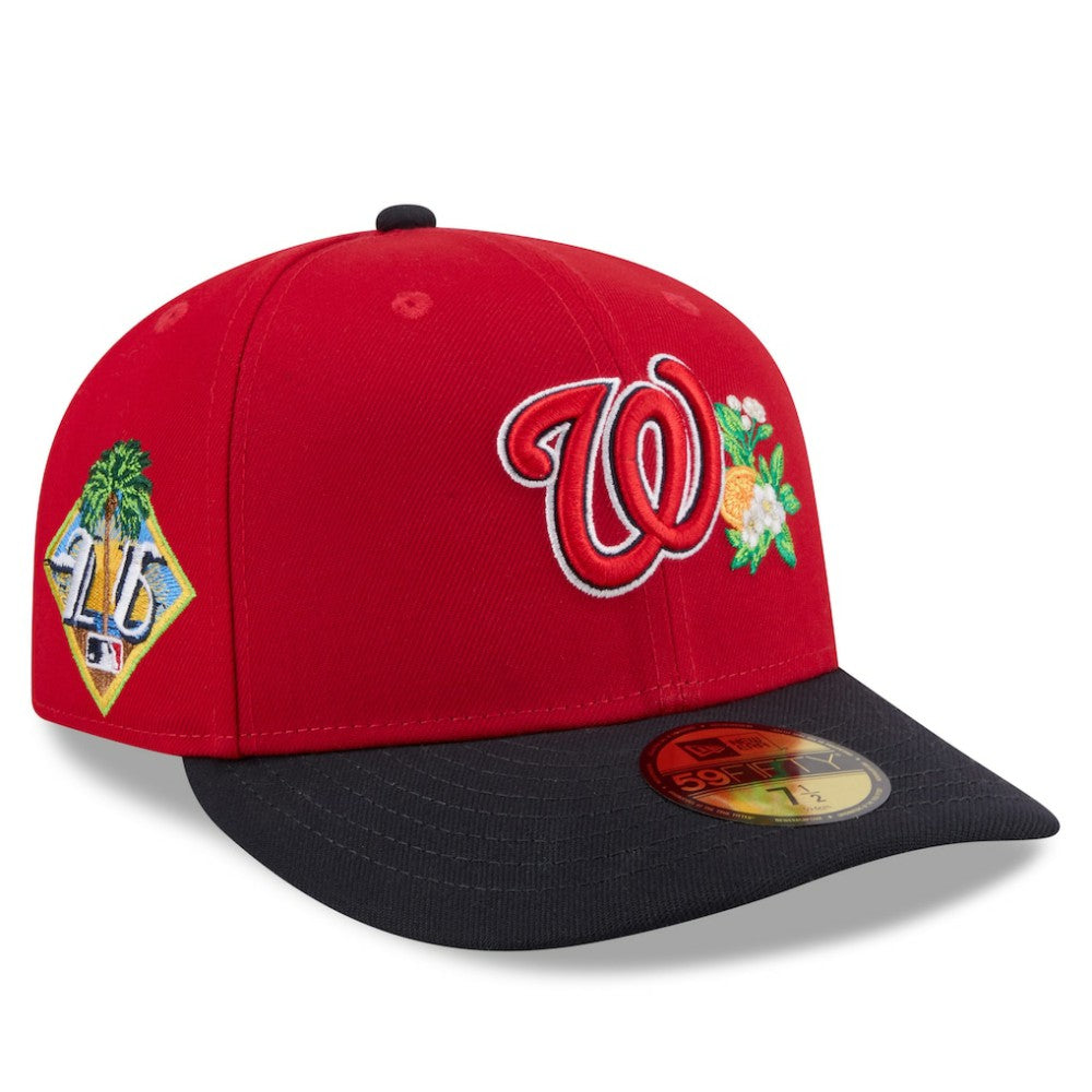 Washington Nationals New Era 2026 Spring Training Low Profile 59FIFTY Fitted Hat - Red/Navy Hats