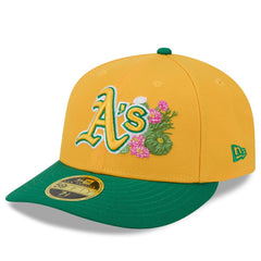 Athletics New Era 2026 Spring Training Low Profile 59FIFTY Fitted Hat - Gold/Green Hats