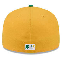 Athletics New Era 2026 Spring Training Low Profile 59FIFTY Fitted Hat - Gold/Green Hats