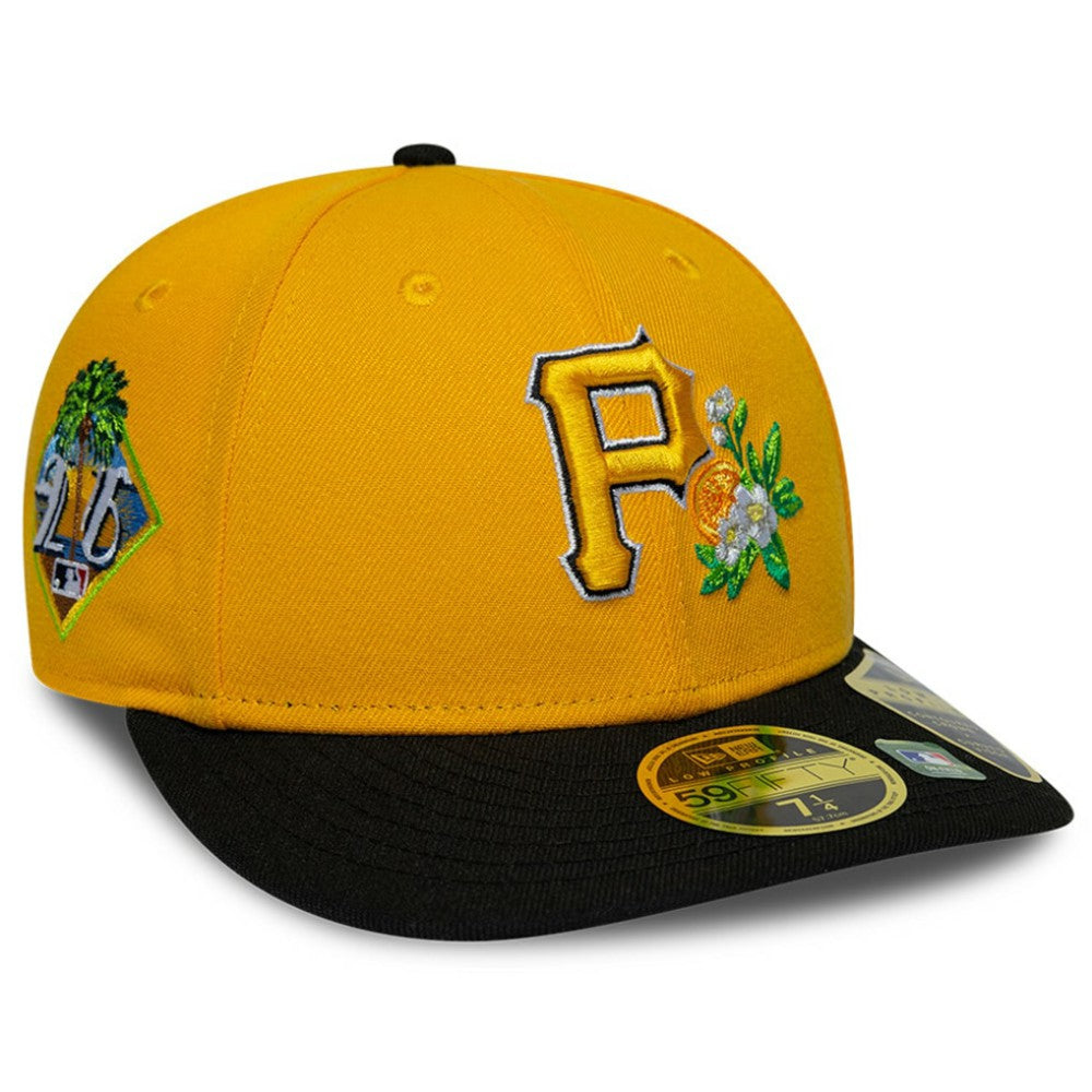 Pittsburgh Pirates New Era 2026 Spring Training Low Profile 59FIFTY Fitted Hat - Gold/Black Hats
