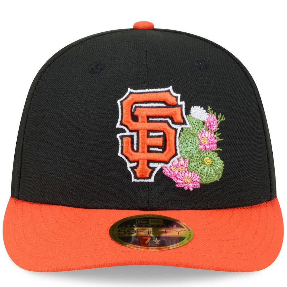 San Francisco Giants New Era 2026 Spring Training Low Profile 59FIFTY Fitted Hat - Black/Orange Hats