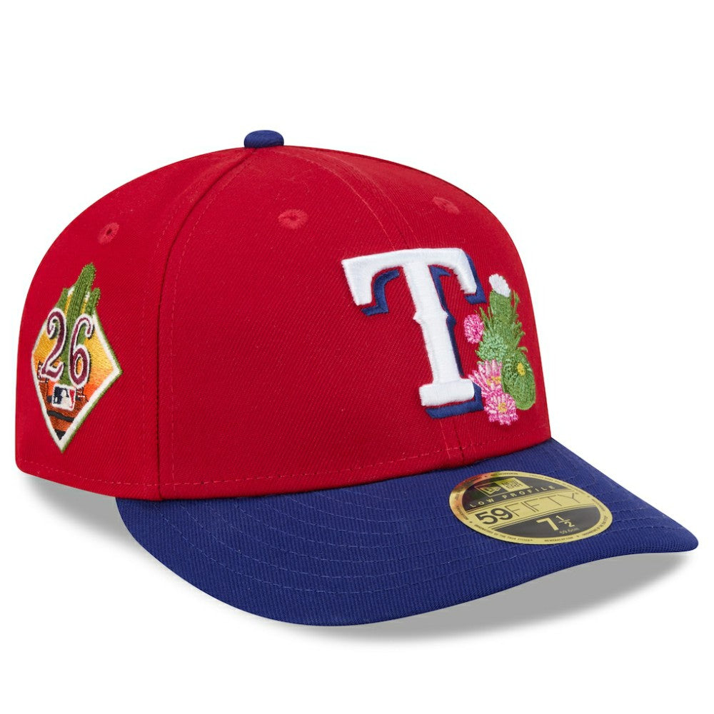 Texas Rangers New Era 2026 Spring Training Low Profile 59FIFTY Fitted Hat - Red/Royal Hats