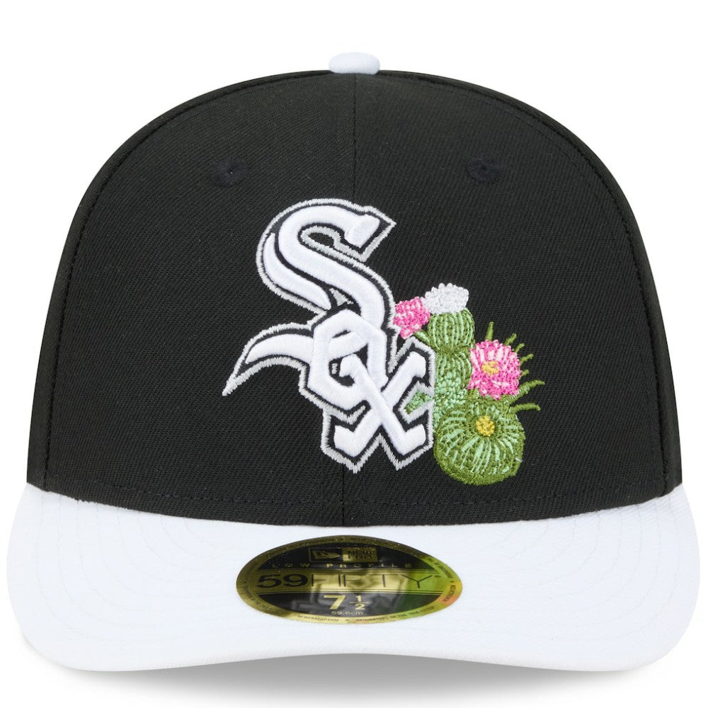 Chicago White Sox New Era 2026 Spring Training Low Profile 59FIFTY Fitted Hat - Black/White Hats