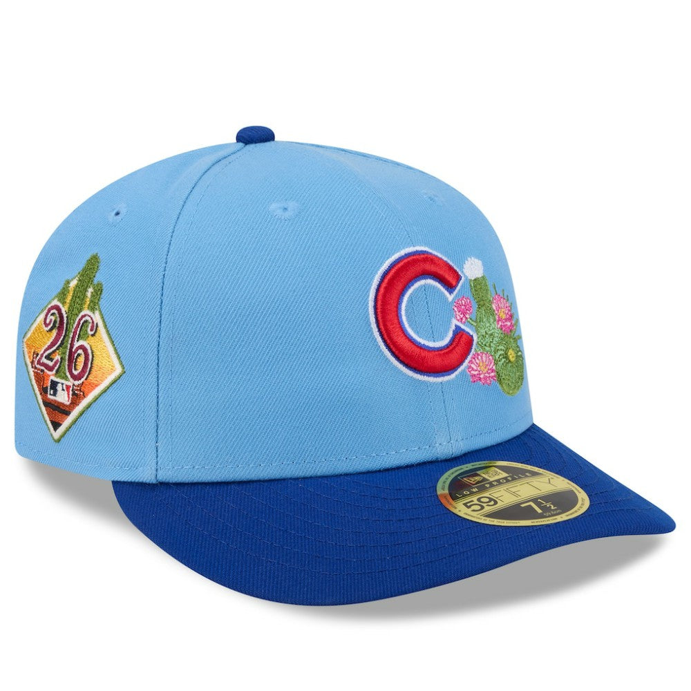 Chicago Cubs New Era 2026 Spring Training Low Profile 59FIFTY Fitted Hat - Light Blue/Royal Hats