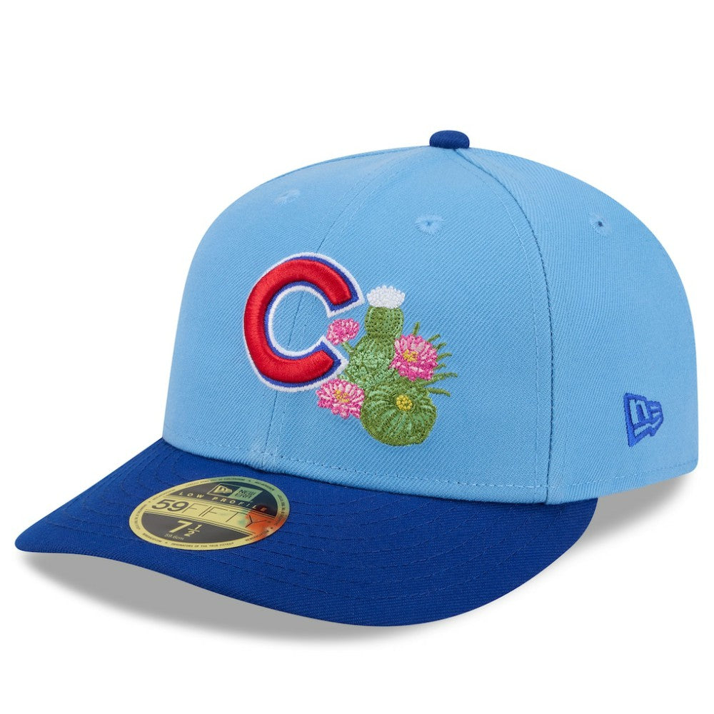 Chicago Cubs New Era 2026 Spring Training Low Profile 59FIFTY Fitted Hat - Light Blue/Royal Hats